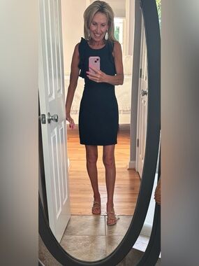 Lilly Pulitzer britnee stretch shift Dress Size 2, navy